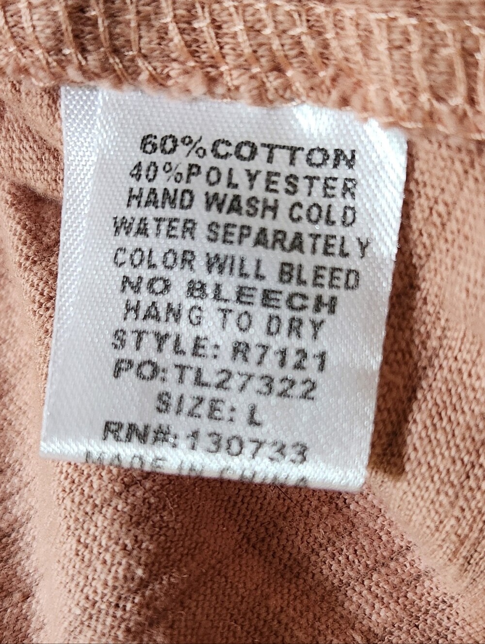 Umgee Pink/peach Side Lace-Up Tank - Picture 6 of 6